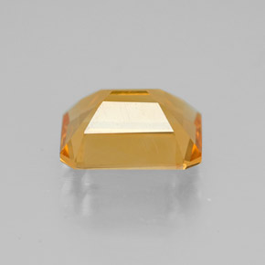 1.88克拉天然黄色黄水晶，祖母绿式切割，8.8×6.8毫米，VVS