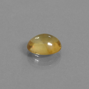 2.97克拉天然黄金色黄水晶，椭圆形切割，10.5×8.6毫米，透明