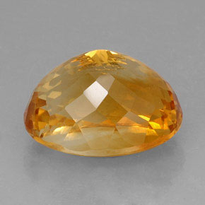 27.60克拉天然橙色黄水晶，椭圆形切割，20.7×16.7毫米，VVS