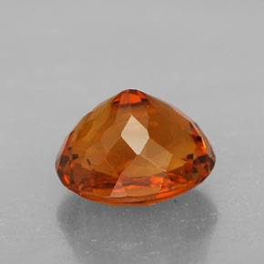 5.81克拉天然橙色黄水晶，椭圆形切割，12×10.1毫米，VVS-VS