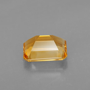 1.97克拉天然黄色黄水晶，祖母绿式切割，8.8×6.9毫米，VVS
