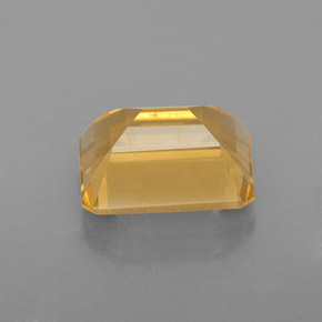 2.19克拉天然黄水晶，祖母绿式切割，VVS