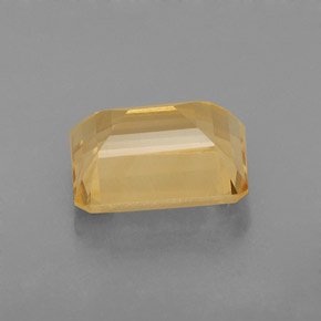 2.33克拉天然黄色黄水晶，祖母绿式切割，9.2×7.2毫米，VVS