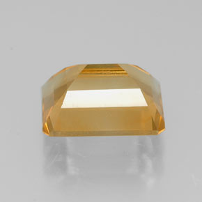 2.19克拉天然黄色黄水晶，祖母绿式切割，8.9×6.9毫米，VVS