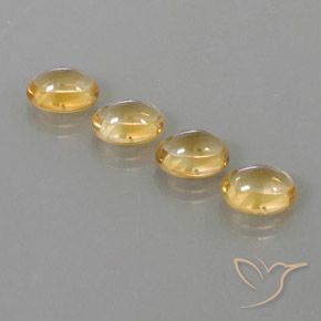 9.43克拉天然黄水晶，椭圆形，透明