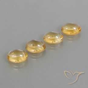 9.43克拉天然黄水晶，椭圆形，透明