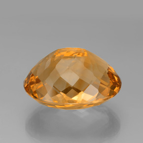 60.77克拉天然黄金色黄水晶，椭圆形切割，27.7×23.1毫米，VVS
