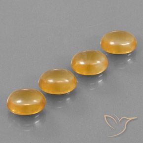 12.11克拉天然黄水晶，椭圆形，透明