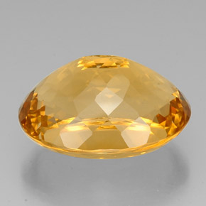 37.07克拉天然黄金色黄水晶，椭圆形切割，24.3×19.2毫米，VVS