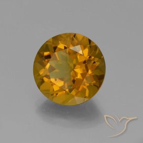 8.85克拉天然黄水晶，圆形的，VS