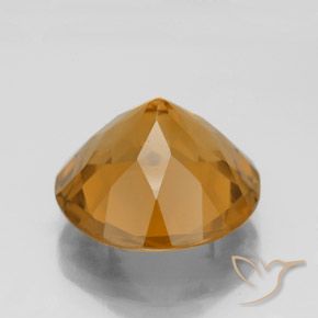 7.69克拉天然黄水晶，圆形的，VS