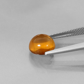 1.99克拉天然黄水晶，圆形切割，透明