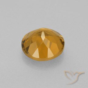 4.49克拉天然黄水晶，圆形的，VS