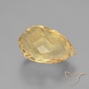 5.49克拉天然黄水晶，泪滴形，VVS