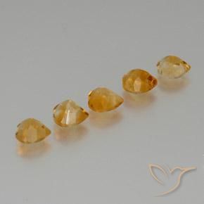 5.22克拉天然黄水晶，心形，VS