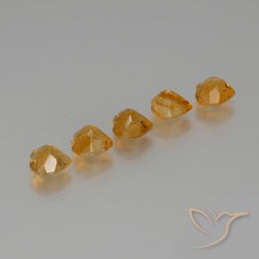 5.59克拉天然黄水晶，心形，VS