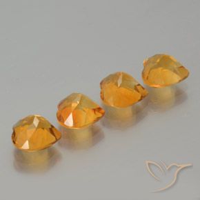 4.37克拉天然黄水晶，心形，VVS-VS