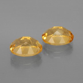 3.84天然金色黄水晶，椭圆形切割，9.1×7.1毫米，VVS-VS