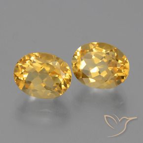 4.49克拉天然黄水晶，椭圆形，VVS-VS