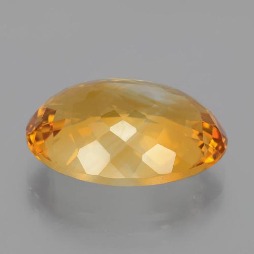 13.42克拉天然金色黄水晶，椭圆形切割，18.7×14.1毫米，VVS