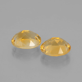 3.60天然金色黄水晶，椭圆形切割，9.1×7.3毫米，VVS-VS