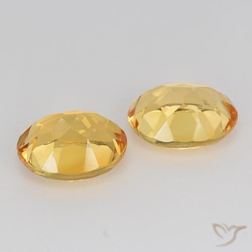 3.49克拉天然黄水晶，椭圆形，VVS-VS