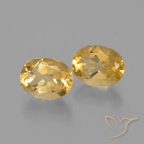 3.56克拉天然黄水晶，椭圆形，VVS-VS