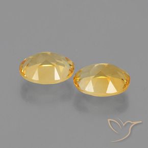 3.40克拉天然黄水晶，椭圆形，VVS-VS