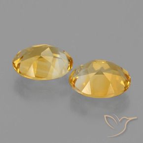 3.26克拉天然黄水晶，椭圆形，VVS-VS
