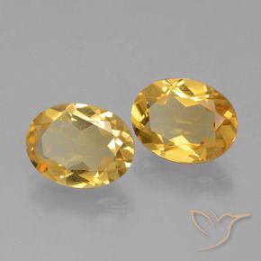 3.22克拉天然黄水晶，椭圆形，VVS-VS