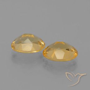 3.28克拉天然黄水晶，椭圆形，VVS-VS