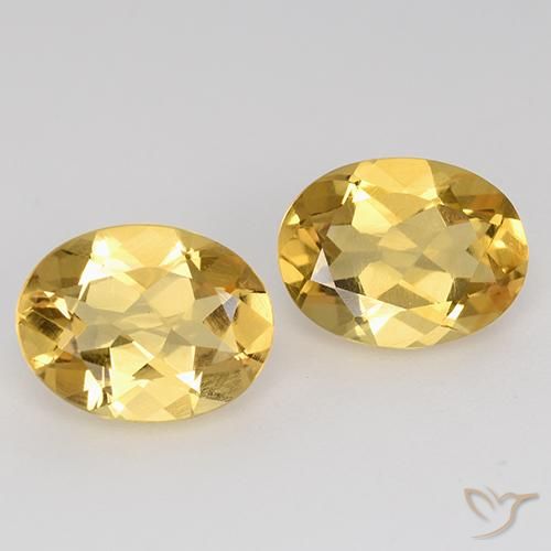3.07ctw 天然 中金 黄水晶, 椭圆形, VVS-VS