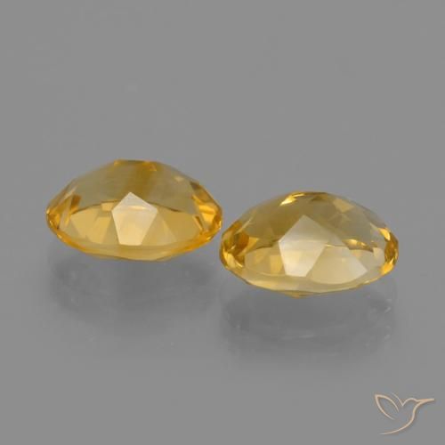 3.30克拉天然黄水晶，椭圆形，VVS
