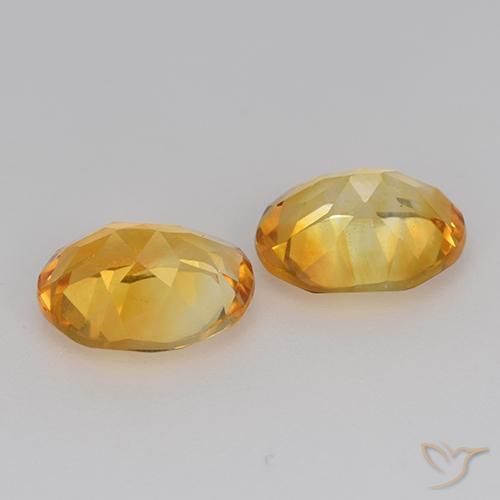 3.02克拉天然黄水晶，椭圆形，VS