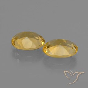 2.80克拉天然黄水晶，椭圆形，VVS-VS