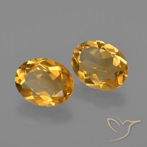 2.78克拉天然黄水晶，椭圆形，VVS-VS