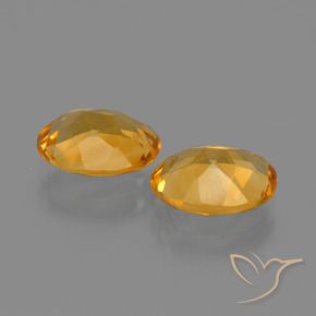 2.78克拉天然黄水晶，椭圆形，VVS-VS