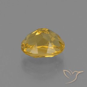 2.09克拉天然黄水晶，椭圆形，VVS-VS