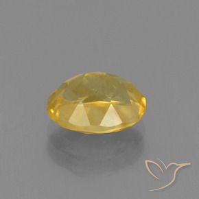 1.89克拉天然黄水晶，椭圆形，VVS-VS