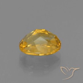 2.08克拉天然黄水晶，椭圆形，VVS-VS