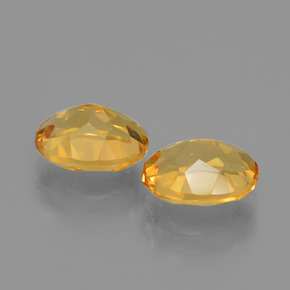 3.36天然金色黄水晶，椭圆形切割，9×6.9毫米，VVS-VS