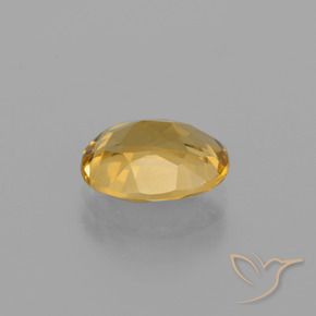 1.45克拉天然黄水晶，椭圆形，VS
