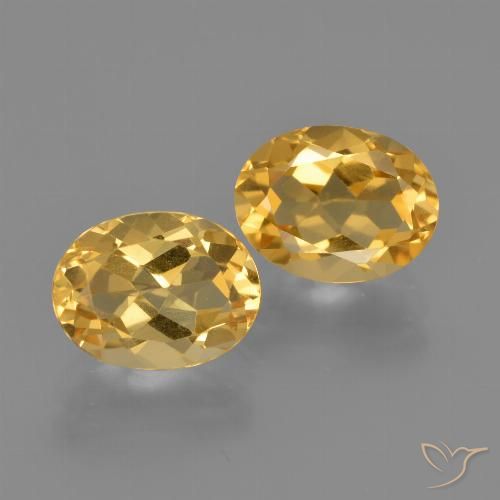 3.52ctw 天然 深金色 黄水晶, 椭圆形, VVS