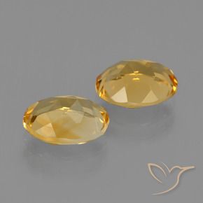 3.26克拉天然黄水晶，椭圆形，VVS