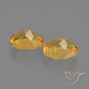 3.40克拉天然黄水晶，椭圆形，VS