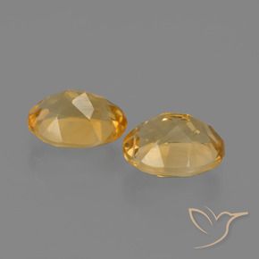 3.41克拉天然黄水晶，椭圆形，VVS-VS