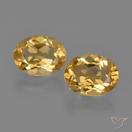 3.61ctw 天然 金色 黄水晶, 椭圆形, VVS-VS