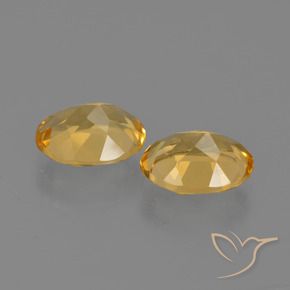 3.06克拉天然黄水晶，椭圆形，VVS-VS