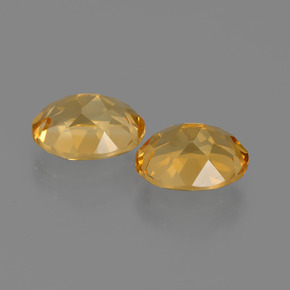 3.46天然金色黄水晶，椭圆形切割，8.9×7毫米，VVS-VS