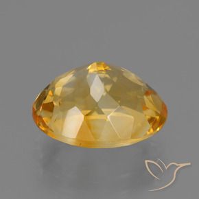 3.89克拉天然黄水晶，椭圆形，VVS-VS